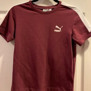 Puma purple woman athletic top